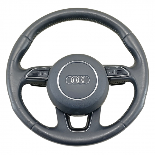 Руль Audi Q3 '11-'19 Airbag (3 луча, кожа, кнопки) Контрактный