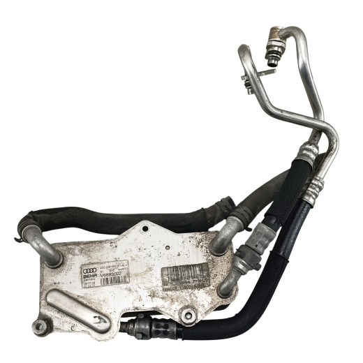 Маслоохладитель/ радиатор кпп Audi A6 '10-'18, A4 '07-'15, A5 '07-'16, A7 '10-'18 (CDNB, CHVA, CDNC) контрактный