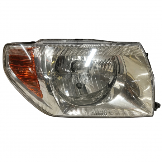 Фара Mitsubishi Pajero IO '98-'07 правая 100-87312, хром желтый поворотник (100-87313) контрактная
