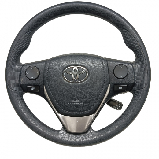 Руль Toyota Axio '12-'26/ Fielder '12-'26/ Isis '04-'17/ Rav4 '12-'15 Airbag (3 луча, кнопки, круиз слева) Контрактный