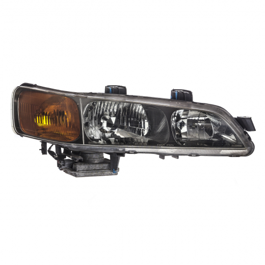 Фара Honda Accord/ Isuzu Aska '00-'02 правая ксенон темный хром, желтый повторитель (76-37) контрактная