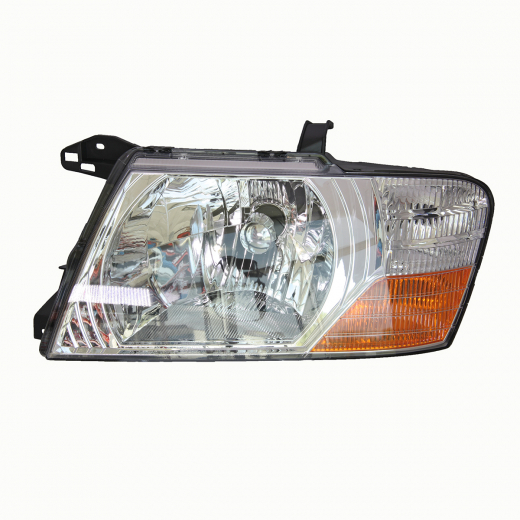 Фара Mitsubishi Pajero '99-'07 левая хром, корректор (214-1159L-LDEM1) DEPO (Тайвань)