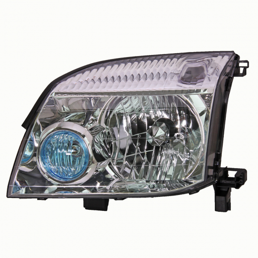 Фара Nissan X-Trail '00-'07 левая синий габарит, корректор (215-11A4L-LD-E1) DEPO (Тайвань)