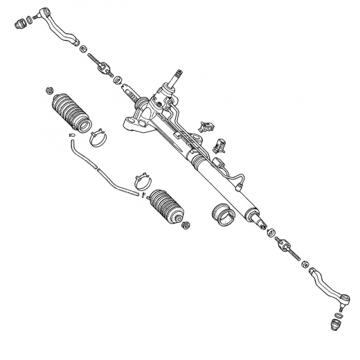 Рейка рулевая Honda CR-V '95-'02 (RD1, RD2) контрактная правый руль