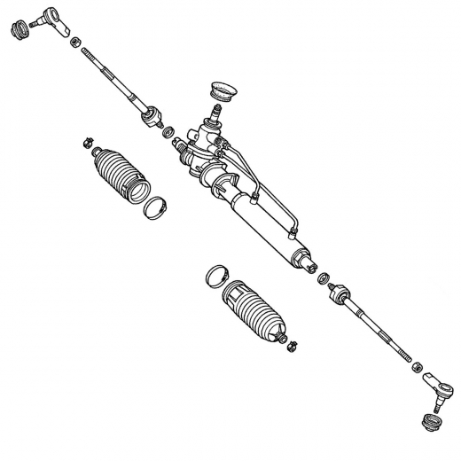 Рейка рулевая Honda HR-V '98-'06 (GH1, GH2, GH3, GH4) контрактная правый руль