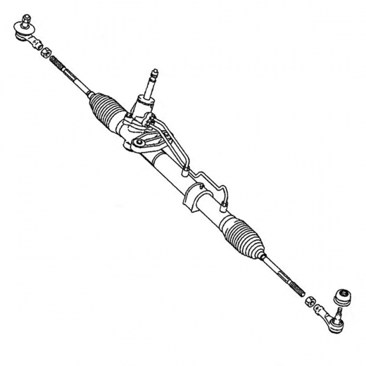Рейка рулевая Mitsubishi Dion '00-'06 2wd контрактная правый руль