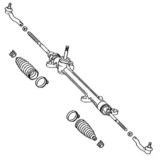 Рейка рулевая Toyota Noah/ Voxy '07-'19/ Esquire '14-'19 контрактная правый руль 2WD