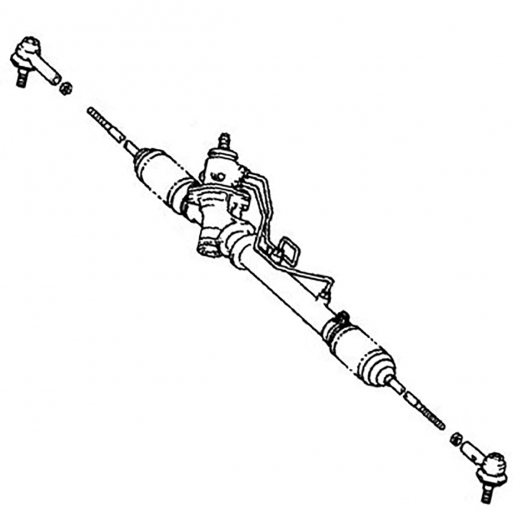 Рейка рулевая Toyota Carina ED/ Celica/ Corona Exiv '89-'93 (ST180, ST182) контрактная правый руль 2WD