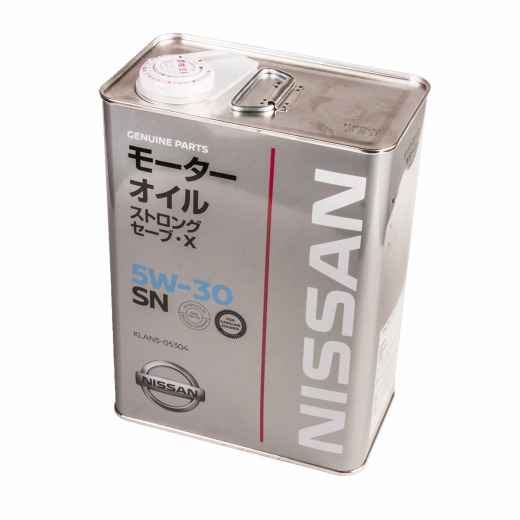 Масло моторное полусинтетическое 5W30 Nissan Strong Save X SN , KLAN5-05304 4л.