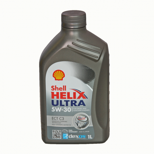 Масло моторное синтетическое 5W30 Shell Helix Ultra ECT C3 1л.
