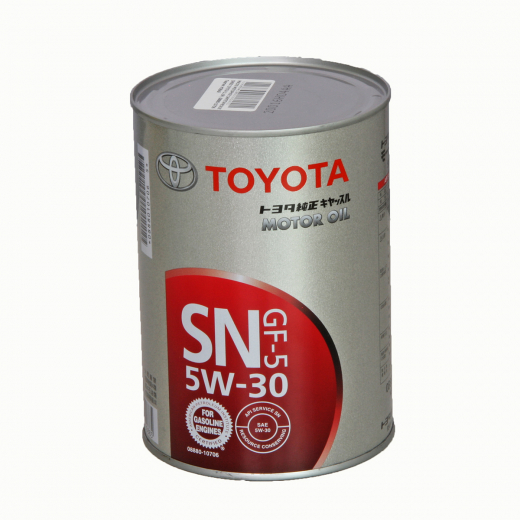 Масло моторное синтетическое 5W30 Toyota SN , 08880-10706 , 08880-13706 1л.