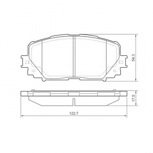 Колодки тормозные передние Nisshinbo NP1060 дисковые