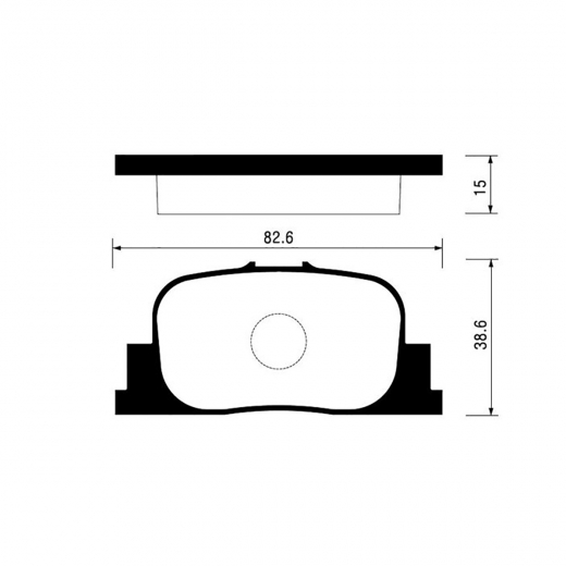 Колодки тормозные задние Lynx BD-7517 дисковые