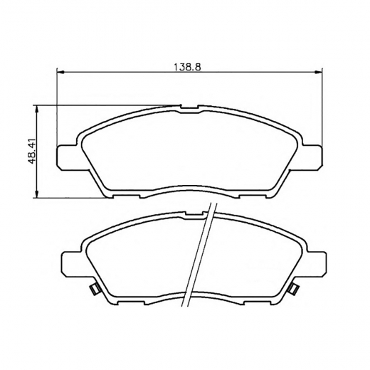 Колодки тормозные передние Kashiyama D1288M дисковые