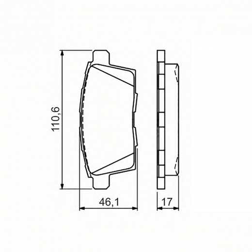 Колодки тормозные задние NIBK PN5814 дисковые