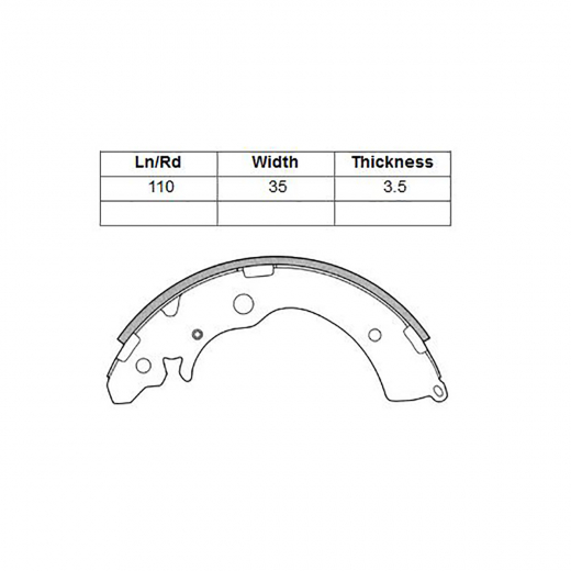 Колодки тормозные задние Bosch 0986487440 барабанные