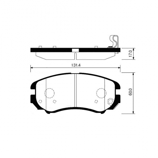 Колодки тормозные передние Lynx BD-3602 дисковые
