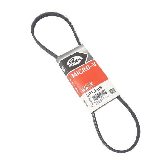 Ремень приводной поликлиновый (3x865мм.) Gates 3PK865