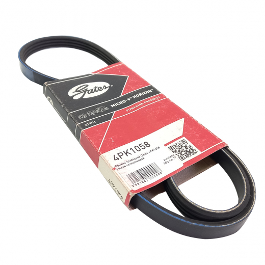 Ремень приводной поликлиновый (4x1058мм.) Gates 4PK1058