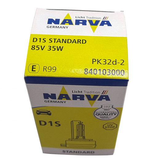 Лампа ксенон белый D1S 84010 4300K NARVA